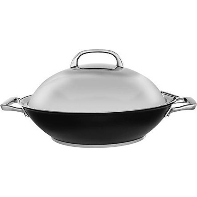 Circulon Covered Wok with Sturdy Lid Dishwasher Safe Kitchen Cookware - 36 cm