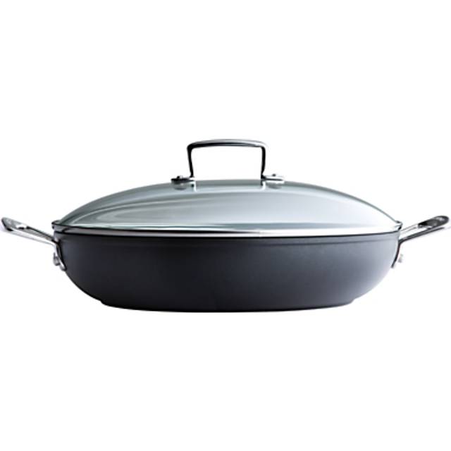 Le Creuset Non-Stick 26cm Shallow Casserole with Glass Lid
