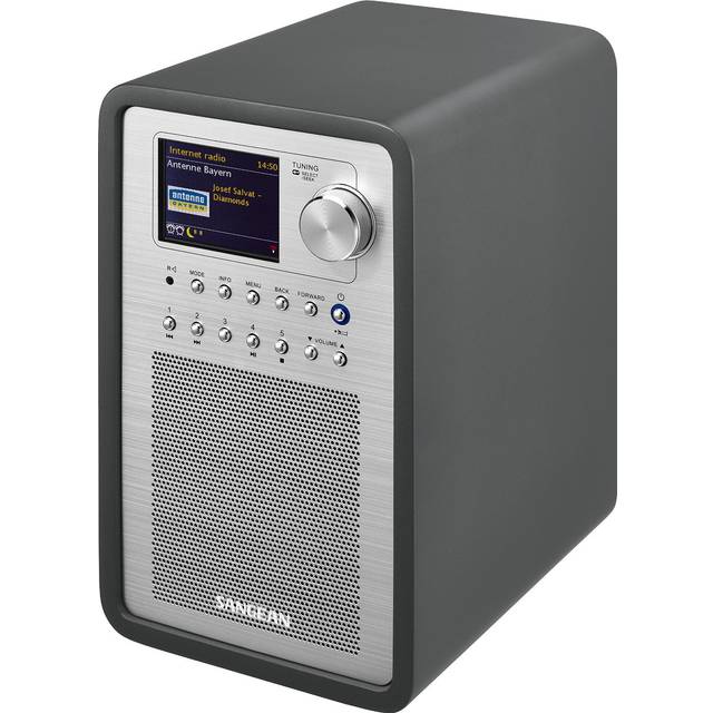 Internet-bordsradio Sangean WFR-70 (SmartLink 1) DAB+, FM, Internet Spotify-connect, DLNA-kompatibel Grå