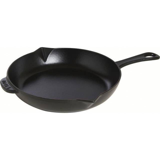 STAUB Cast Iron Fry Pan, Black, 25 cm