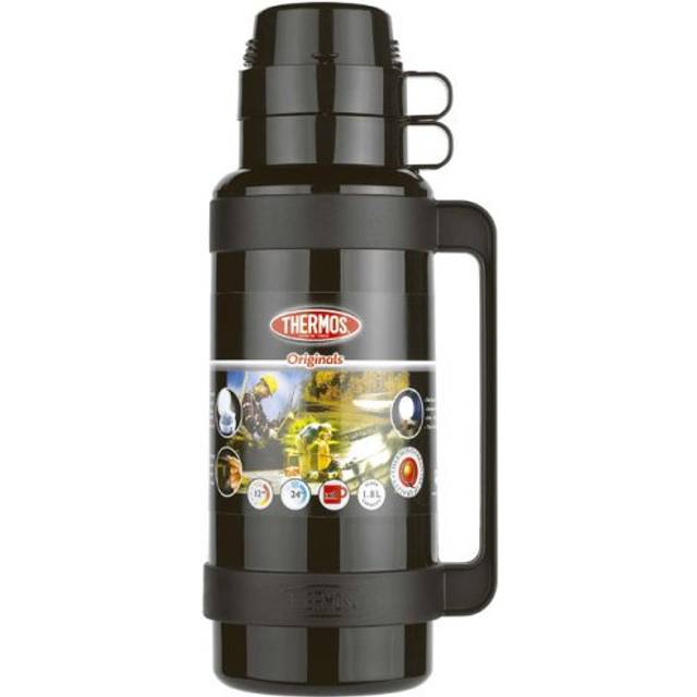 Thermos Mondial Flask Black/Green/Blue 1.8L