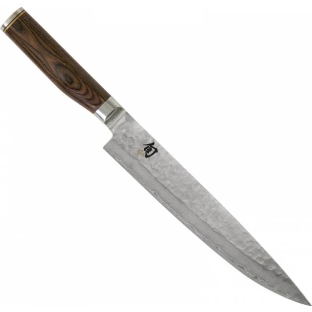 Shun Premier Trancherkniv 24 cm - Stål och trä