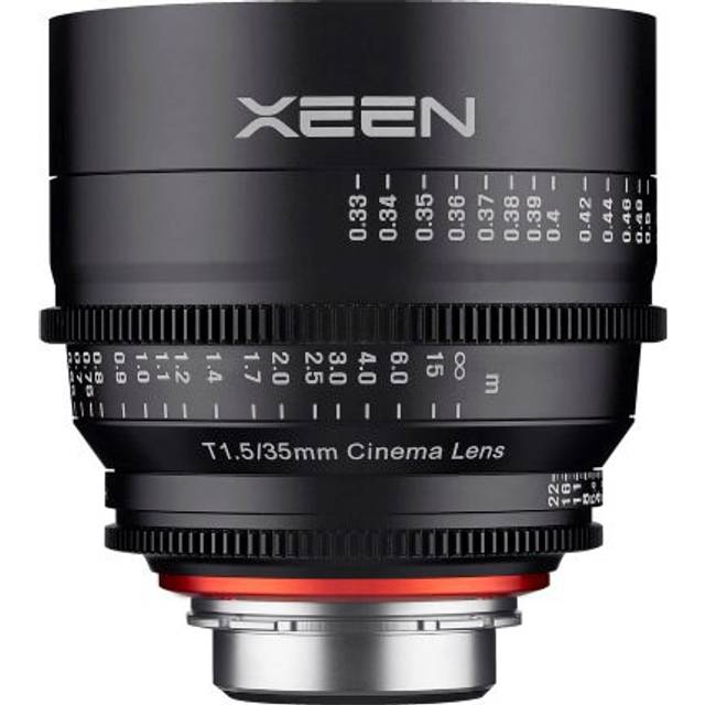 XEEN Cinema 35mm T1.5 Sony E full frame lens MF Cine Video Lens for high resolutions with follow focus sprockets