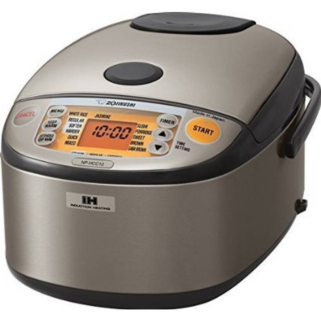 Zojirushi NP-HCC10XH induktionsvärmesystem riskokare och värmare, 1 l, rostfritt mörkgrå