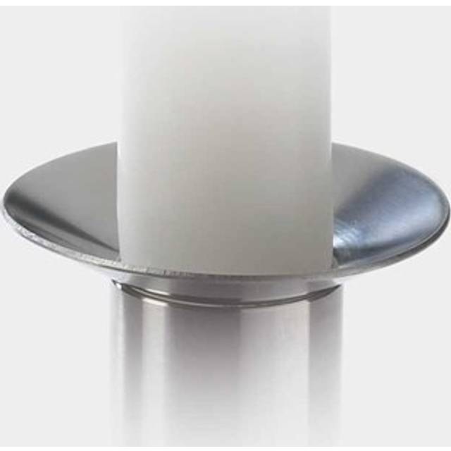 Piet Hein - Lysmanchet  - Värmeljus - Lysmanchet MAXI (til dia. 50 mm lys) - SORT - H1.7 x W11.1 D11.1 cm