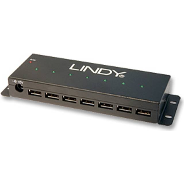 Lindy 7 Port USB 2.0 Metal Hub