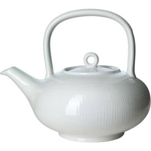 Swedish Grace Teapot, Snow (White)