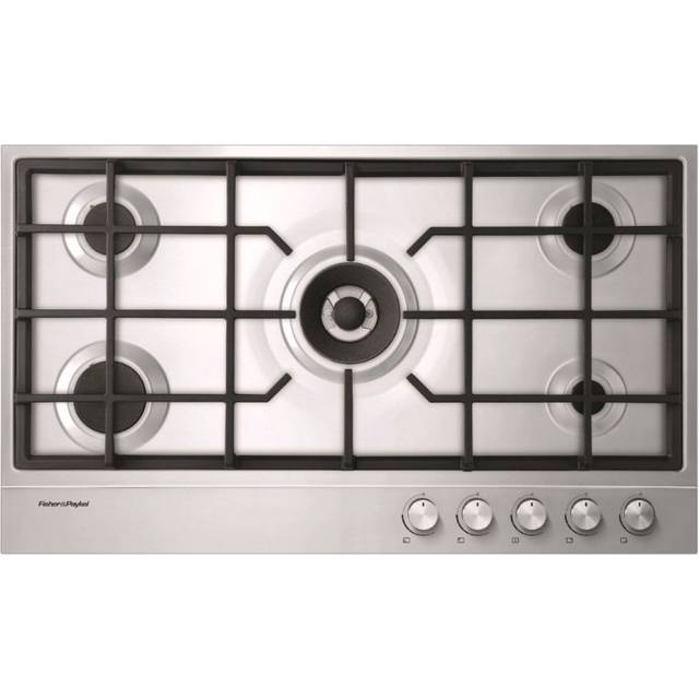 Fisher & Paykel CG905DNGX1 Gas Hob, Stainless Steel