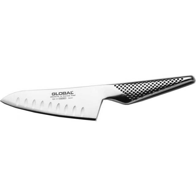 Global GS-55 12cm Fluted Blade Oriental Santoku Knife