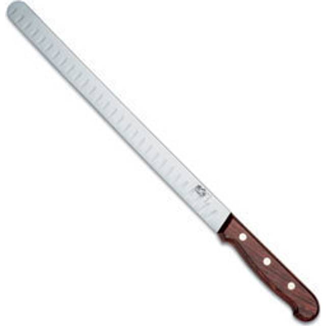 Lax och Skinkkniv Räfflad 30 cm maple wood