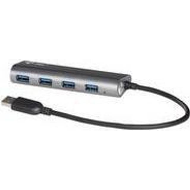 I-Tec USB 3.0 metallladdningshubb 4-port USB 3.0 aktiv