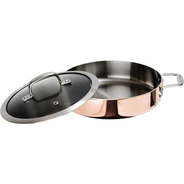 Ronneby Bruk Maestro sauce pan copper with glass lid 26 cm