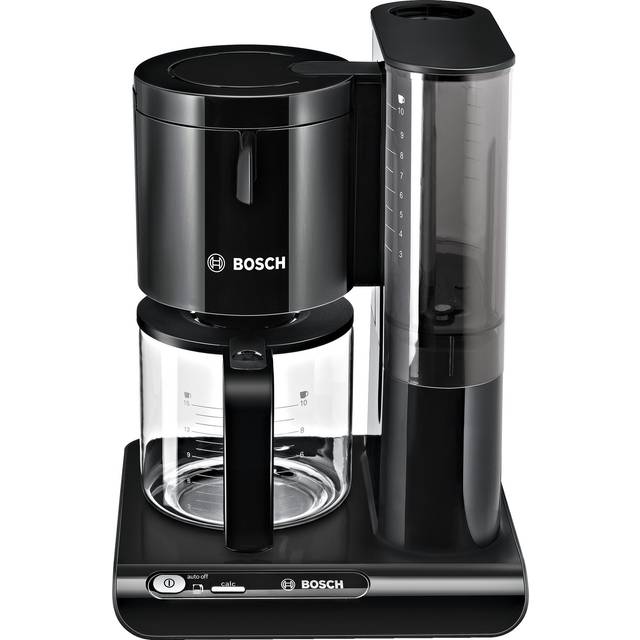 Bosch Kaffekokare Styline Svart - Volymsensor - Droppstopp - Avkalkningsprogram - Avtagbar Vattentank - Automatisk Avstängning - Termoskanna - TKA8013