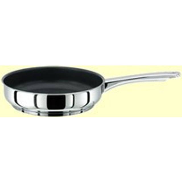 Stellar 1000, 20cm Stainless Steel Conical Non-Stick Frying Pan - Silver (20cm)