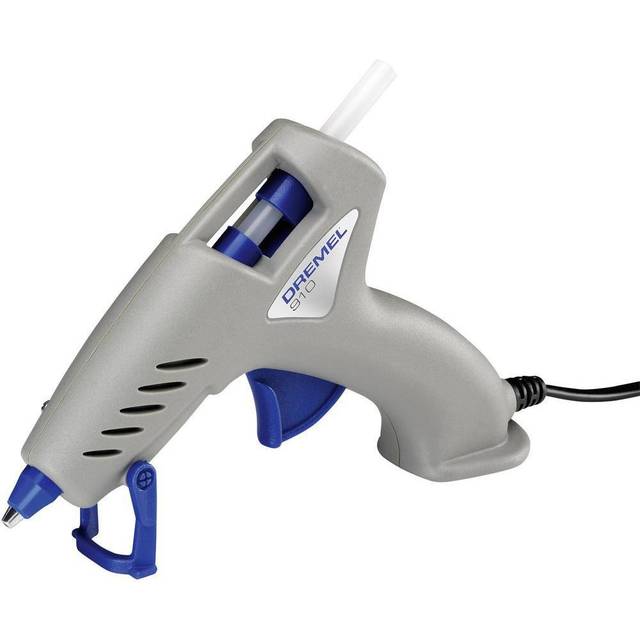 DREMEL 910 limpistol 165 °C – limpistol med precisionsmunstycke och droppkontroll, samt 3 multifunktionslimpatroner (7 mm)