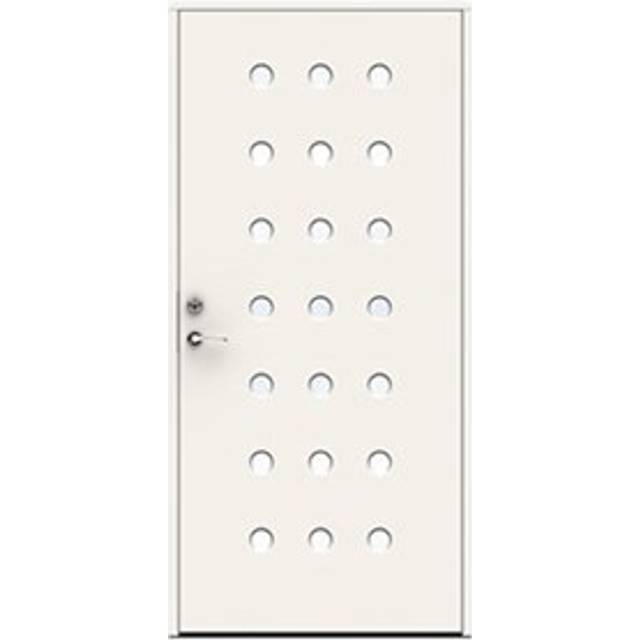Ytterdörr Swedoor Character Domino Vit (10 x 20, Vänsterhängd)