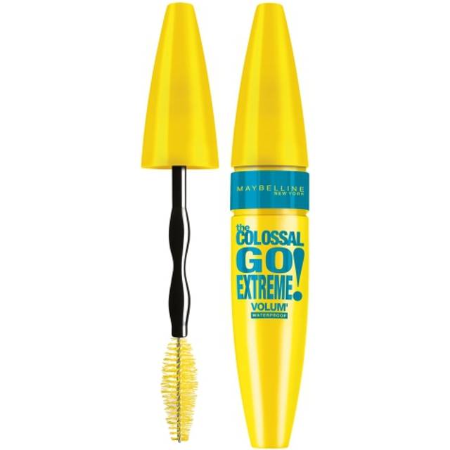 Maybelline New York Mascara Volum' Express The Colossal Go Extreme Very Black Waterproof/Vattentät mascara svart inkl. dubbelpump ögonfransborste, 1 x 9,5 ml