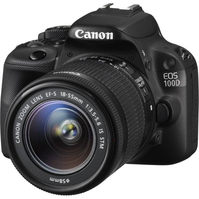 Canon EOS 100D DSLR Camera + EF-S 18-55mm f/3.5-5.6 IS STM Zoom Lens