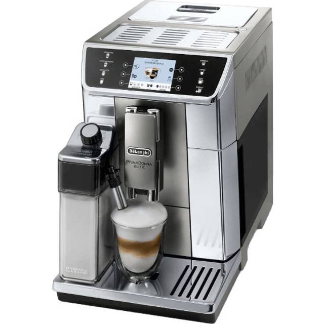 DELONGHI ECAM650.55.MS Espresso-ansluten rivare PrimaDonna Elite - Grå