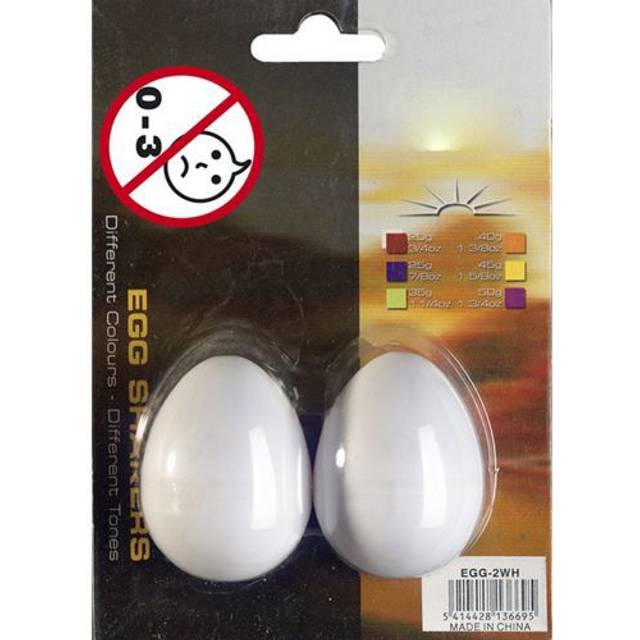 Stagg Plastic Egg Shakers Yellow