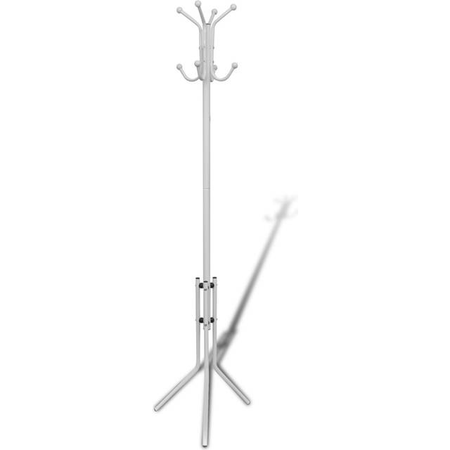 vidaXL Metal White Coat Stand