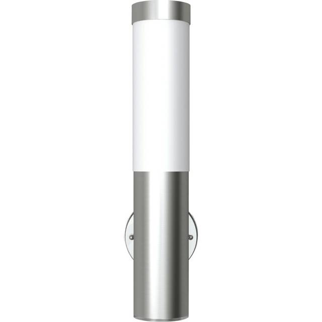 vidaXL RVS Walllamp for Indoor & Outdoors Waterproof - Silver
