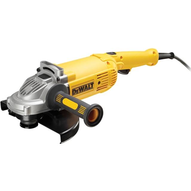 Dewalt Dwe492K Corded Angle Grinder, 2200W 240V, in Kitbox User Comfort Two Position Side Handle