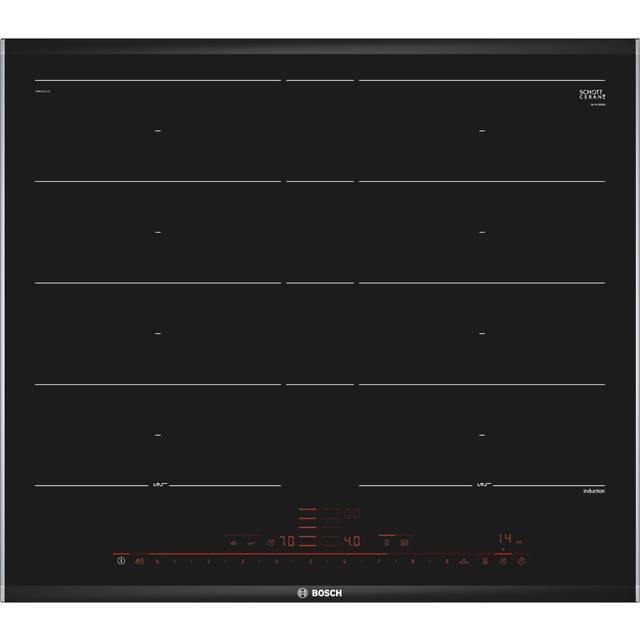 Bosch Serie 8 Induktionshäll PXY675DC1E - Svart - 4 zoner - 7400 W - Touchkontroll