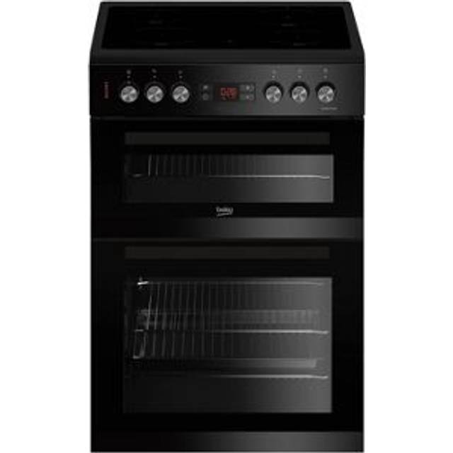 BEKO Pro KDC653K 60 cm Electric Ceramic Cooker - Black, Black