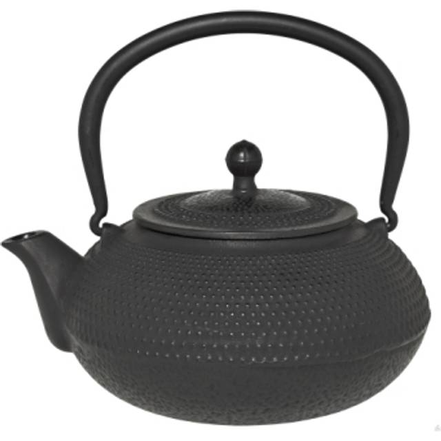 Satake Satake kastrull i lättviktsgjutjärn glaslock 24 cm - Svart