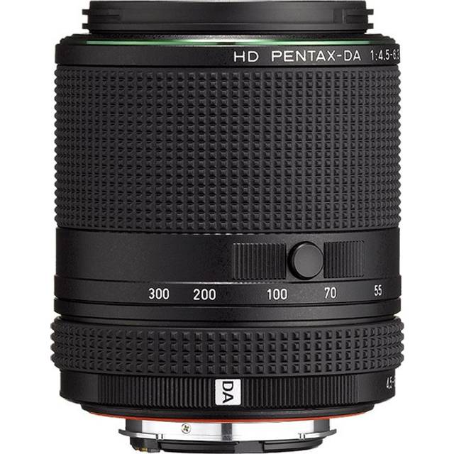 HD PENTAX-DA 55-300mm f/4.5-6.3 ED PLM WR RE Camera Lens in Black