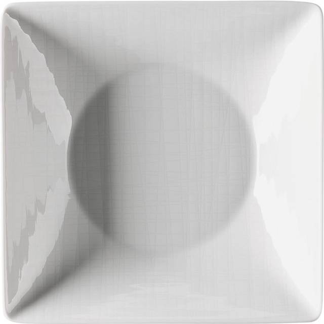 Rosenthal Mesh vit tallrik 20 cm fyrkant. djup