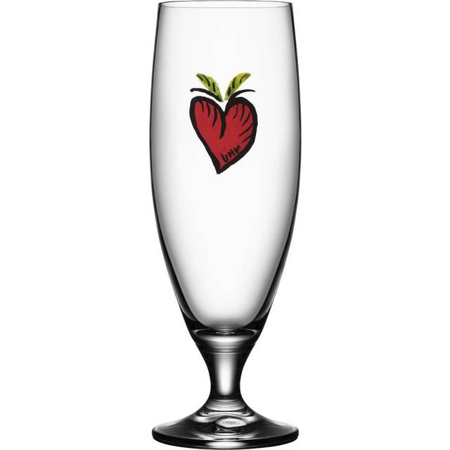 Friendship Ölglas Hearts, 50cl - Kosta Boda