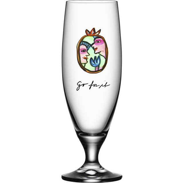 Friendship Ölglas Go for it, 50cl - Kosta Boda