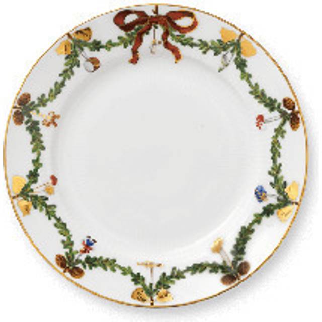 Star Fluted Christmas Tallrik Ø19cm