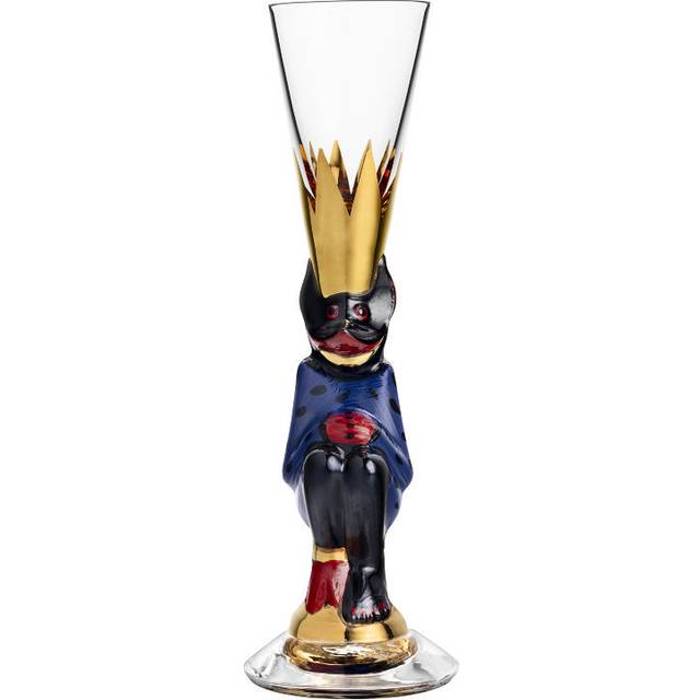 Orrefors Nobel Snaps glass 4 cl Black
