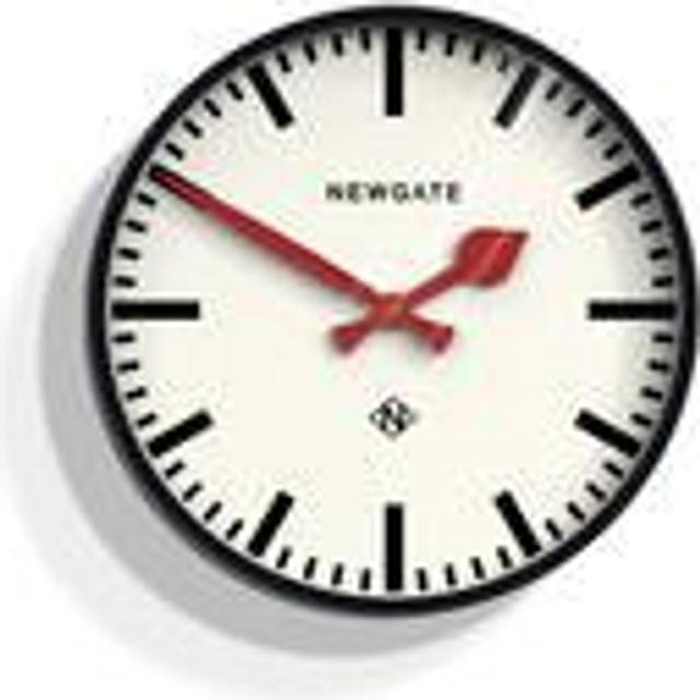 Newgate Putney Wall Clock, 45cm, Black