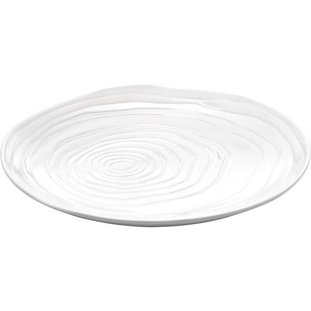 Boulogne tallrik, Ø 16,5 cm. - Vit