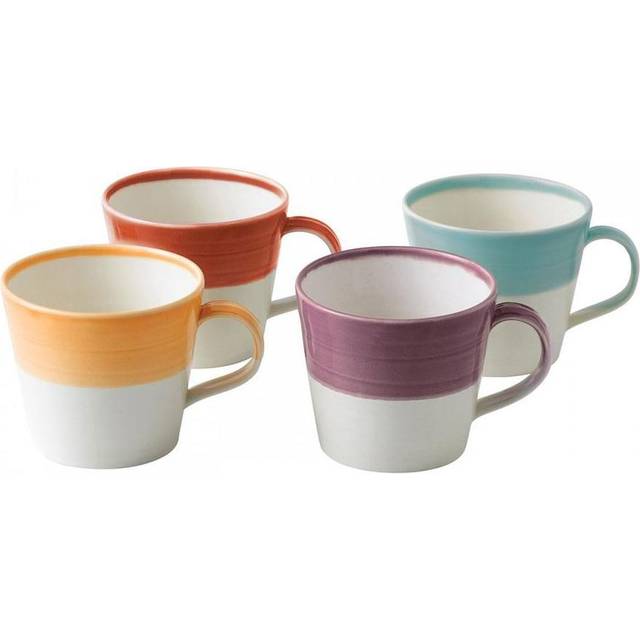 Royal Doulton 1815 Brights Mugs (Set Of 4) With $7 Credit