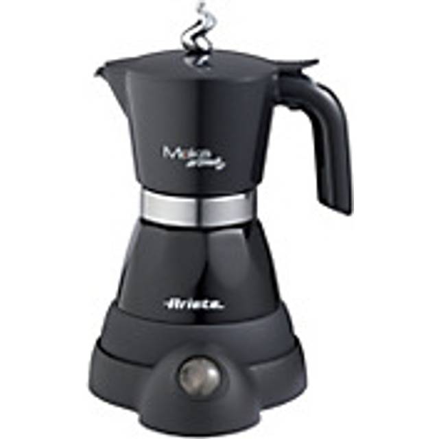 (White) Ariete 1358 Moka Aroma Electric Coffee Machine 400W 2 to 4 Cups