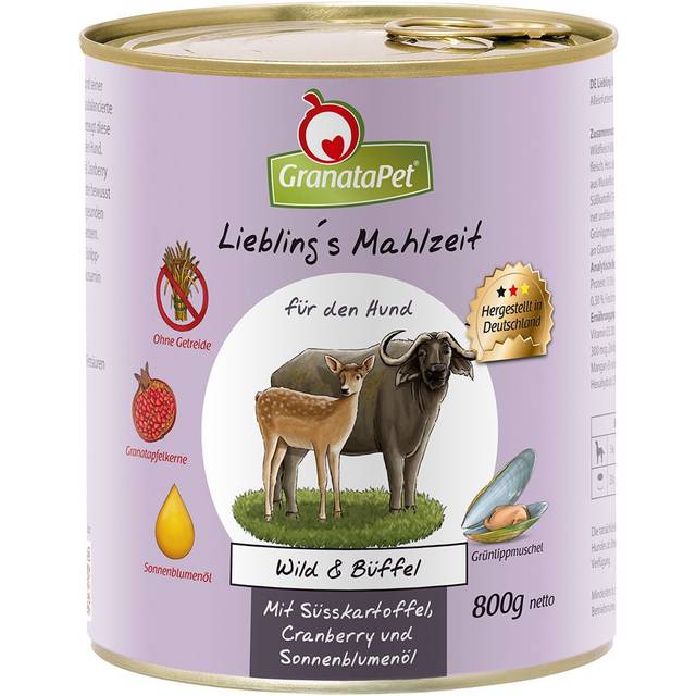 GranataPet Salmon and Chicken Blötfoder för Hundar, 800 g, Paket med 6