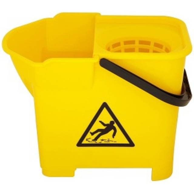 Bulldozer Bulldog Yellow Mop Bucket - 16L
