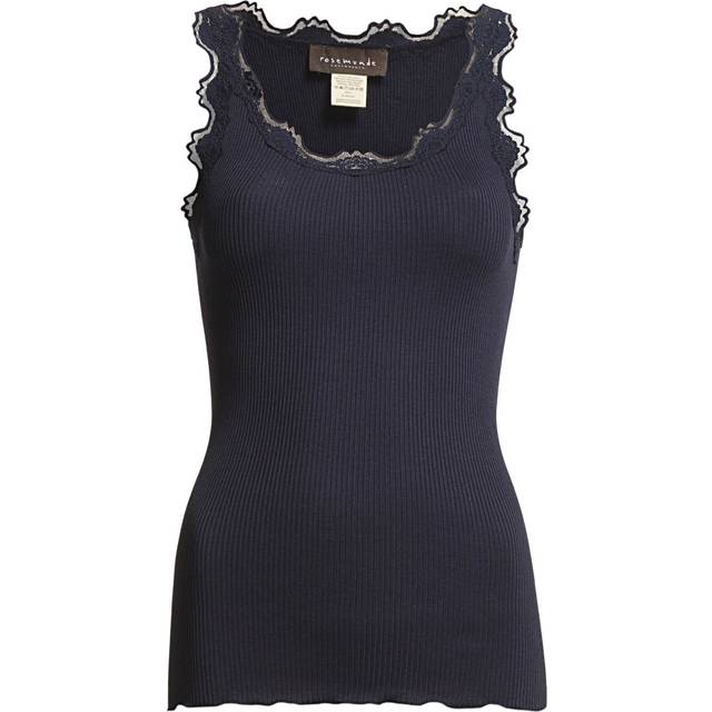 Rosemunde, Topp, Dam, XS, Bomull, Ärmlös Top - blue (XS)