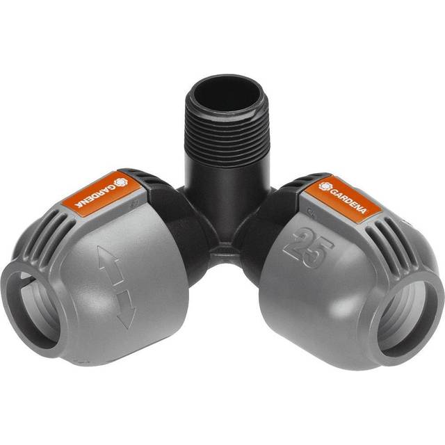 Gardena SPRINKLERSYSTEM Angled L Piece Connector 25mm x 3/4" Pack of 1
