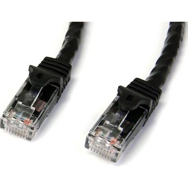 StarTech.com N6PATC50 CMOR 0,5 m orange Cat6 patchkabel med hakfria RJ45-kontakter, kort Ethernet-kabel, 0,5 m katt 6 UTP-kabel