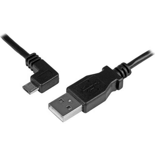 StarTech.com USBAUB2MLA 2m Micro USB Cable - A To Left Angle Micro B
