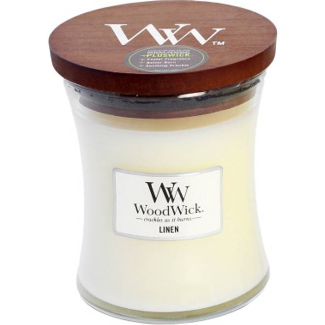 WoodWick Medium Hourglass Candle - Linen Universal (Universal)