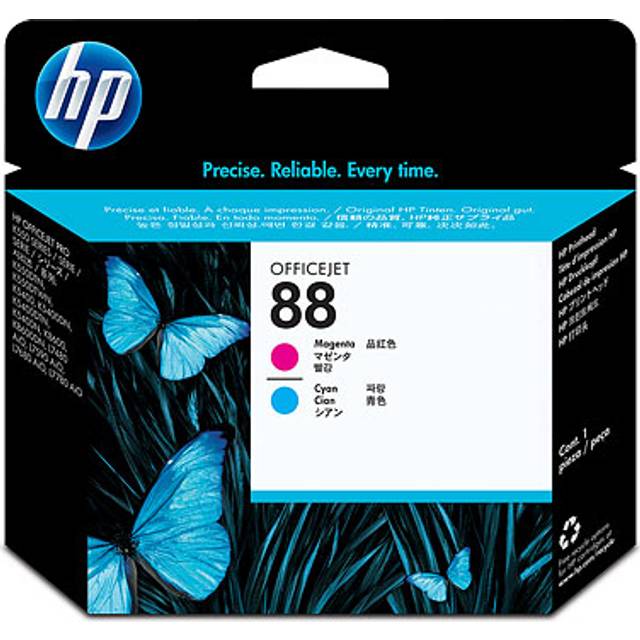 HP 72 Magenta and Cyan Skrivhuvud
