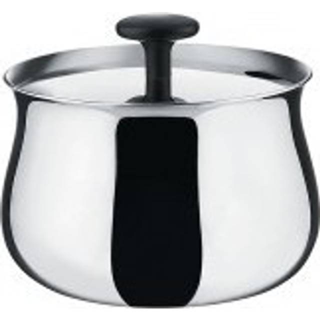 Alessi - Cha Sugar Bowl - edelstahl/glänzend poliert/H 7cm / Ø 8cm/21cl - stainless steel (7.0 x &#8960;8.0cm)