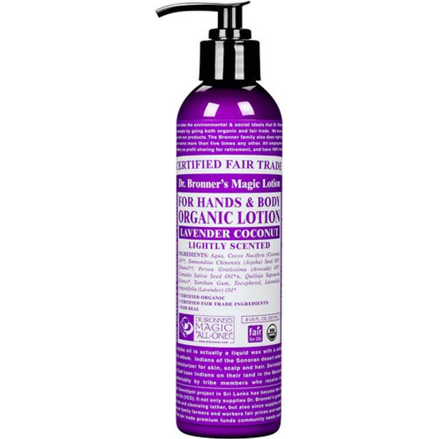 Dr. Bronner&#39;s Organic Hand & Body Lotion Lavender Coconut 8 fl oz